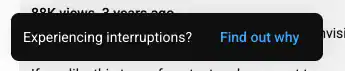 experiencing interruptions find out why