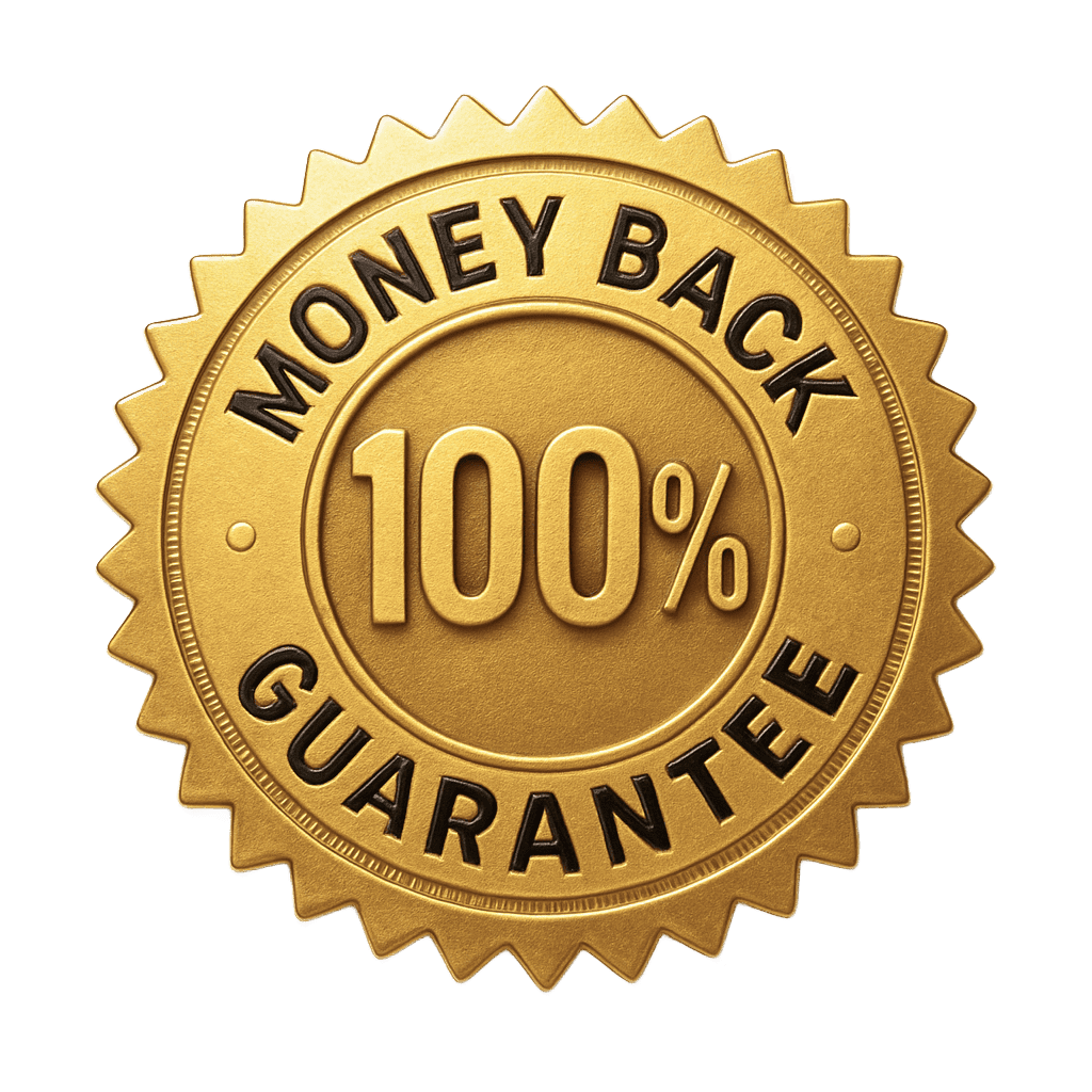 100 % money back